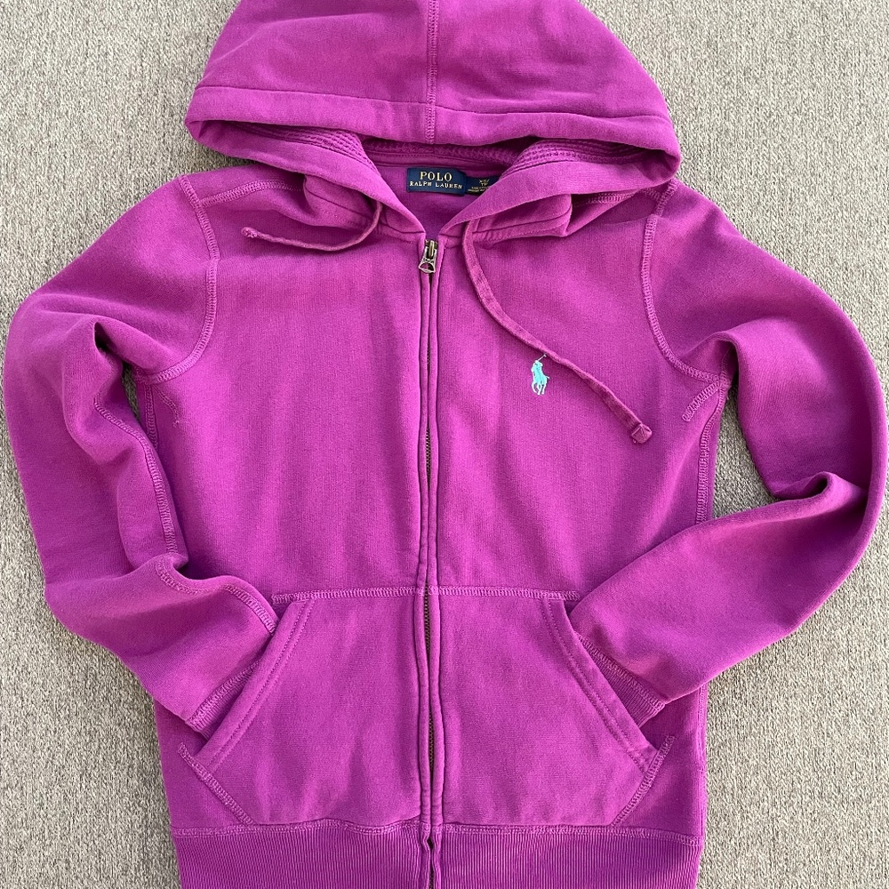 Ralph Lauren Purple Zip-Up Jacket